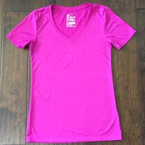 Nike Dri-Fit Pink V-neck Workout Shirt size: XS